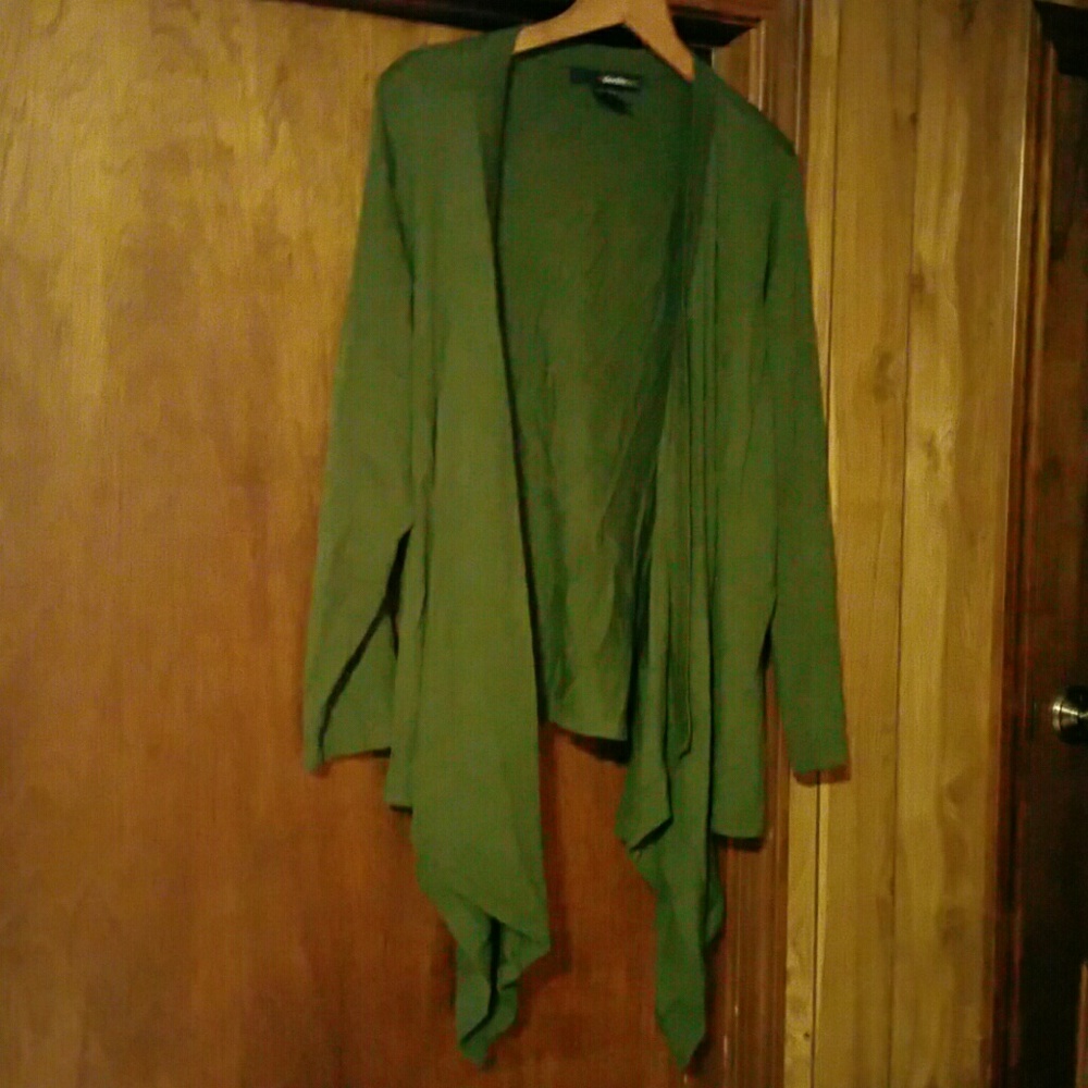 Denim 24/7 Olive Green Cardigan